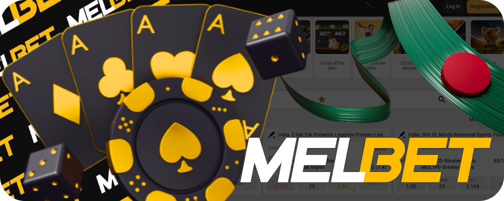 MelBet offers a wide variety of betting and gaming options including Casino Games and Sports Games.